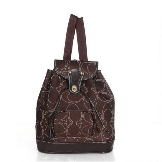 Coach Classic In Signature Medium Coffee Backpacks ADA | Coach Outlet Canada - Click Image to Close